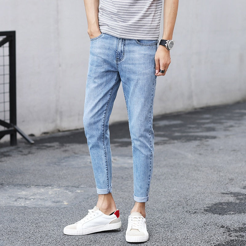 Men's Premium Korean Style Denim Pencil Pants