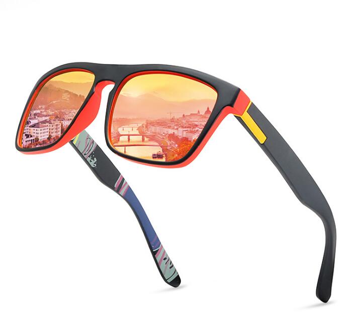 Polarized Sunglasses for Men Driver Shades Vintage Square Mirror