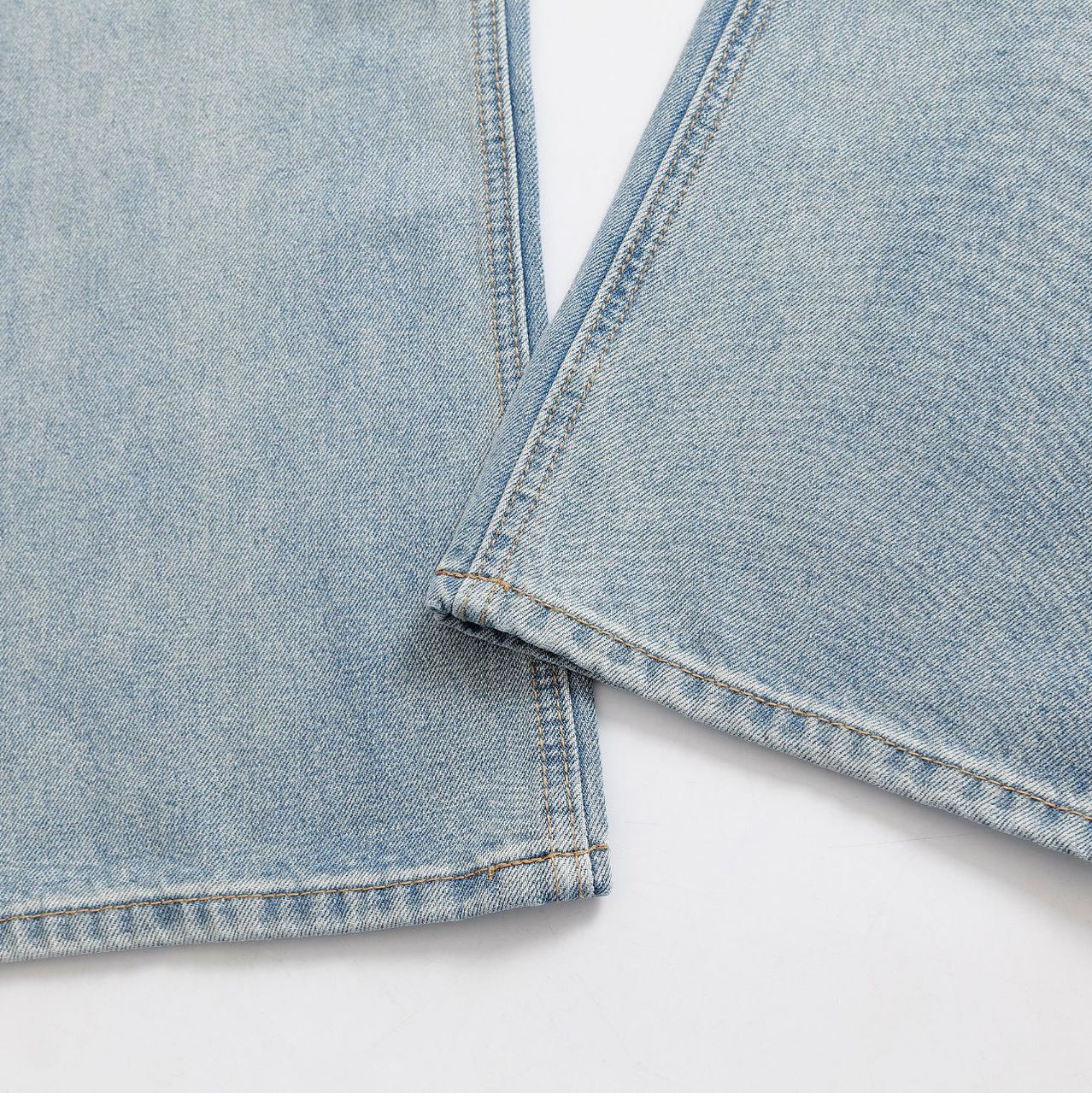 Washed Casual Straight Leg Pants Jeans