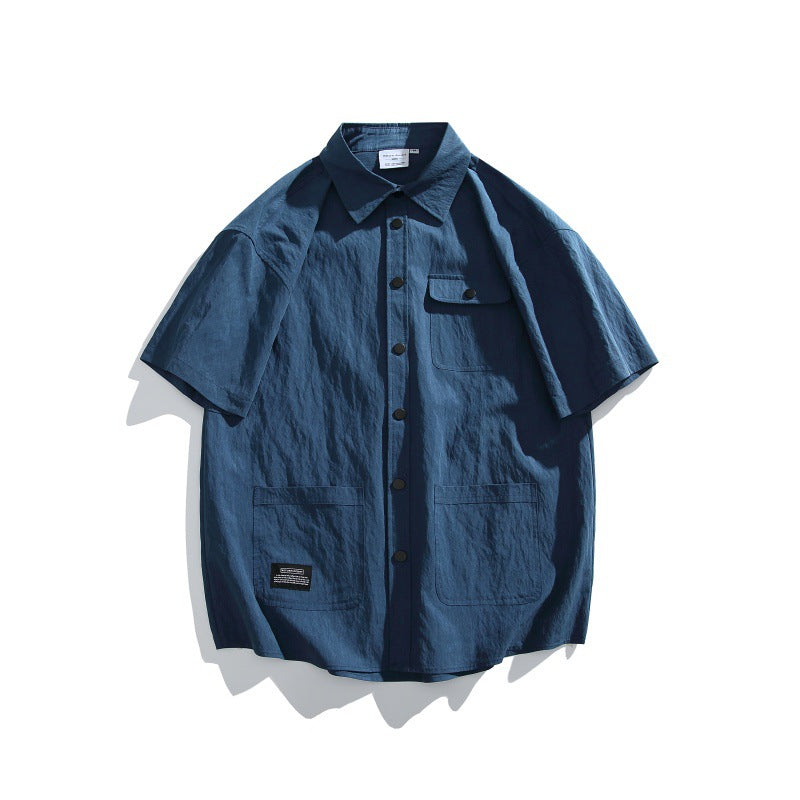 Multi Pocket Loose Fit Workwear Shirt for Men and Women