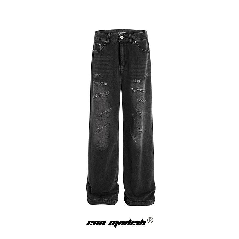 Simple Denim Long Pants