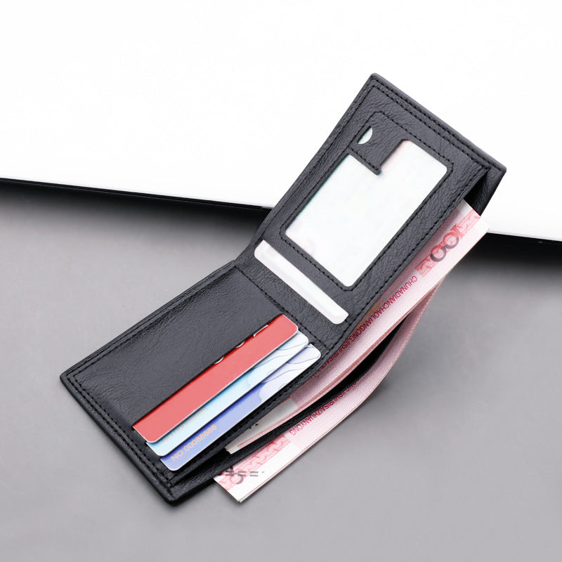 Men's Wallet with Zipper - Ultra Thin, Simple Design