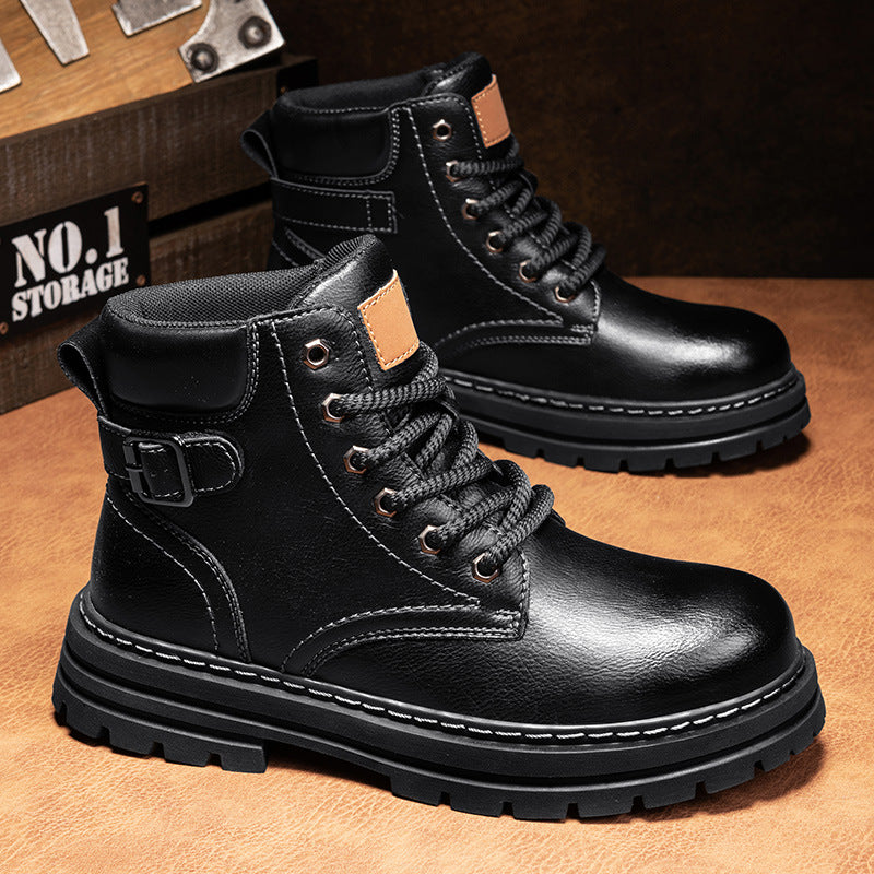 Men's Retro High Top Work Boots