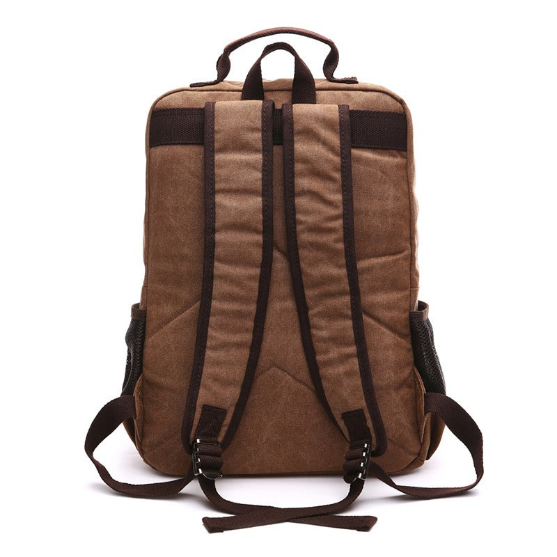 Waxed Canvas Rolling Backpack 20 To 35L Capacity For Daily Commutes