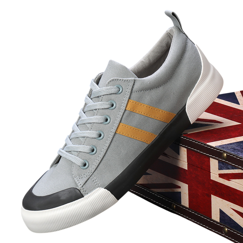 Men's Lightweight Breathable Canvas Low Top Sneakers