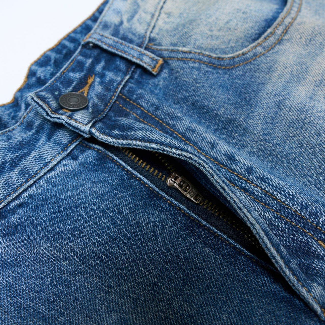 Vintage Washed Retro Denim Long Pants