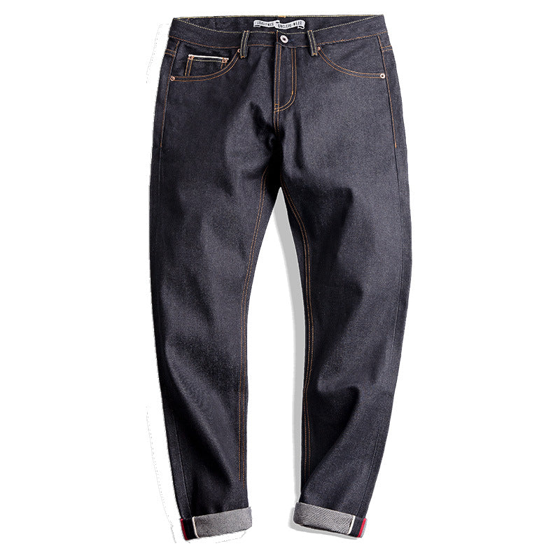 Men's Jeans with Zipper and Long Pants