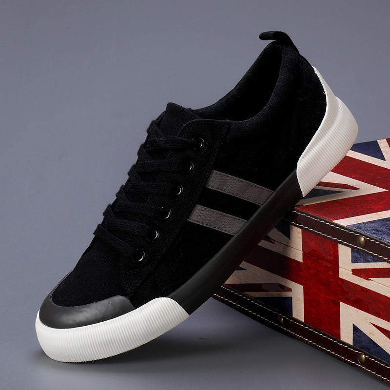 Men's Lightweight Breathable Canvas Low Top Sneakers