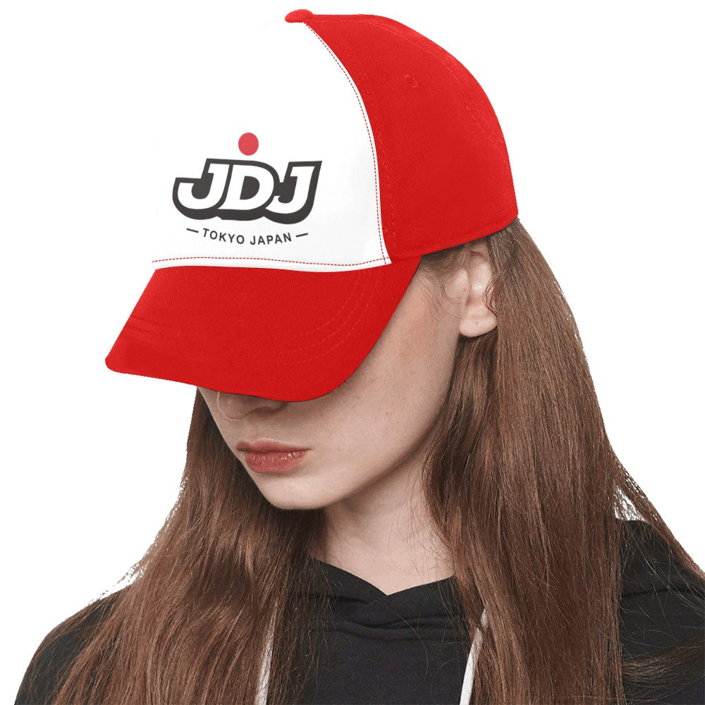 JDJ Logo Peach Suede Unisex Snapback Hat