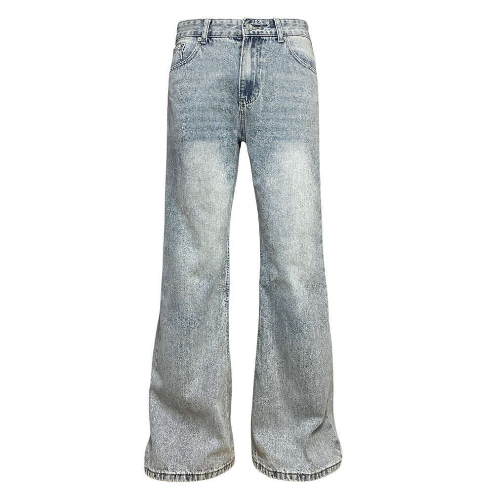 Men's Vintage American Street Style Flared Jeans