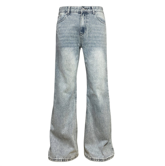 Men's Vintage American Street Style Flared Jeans