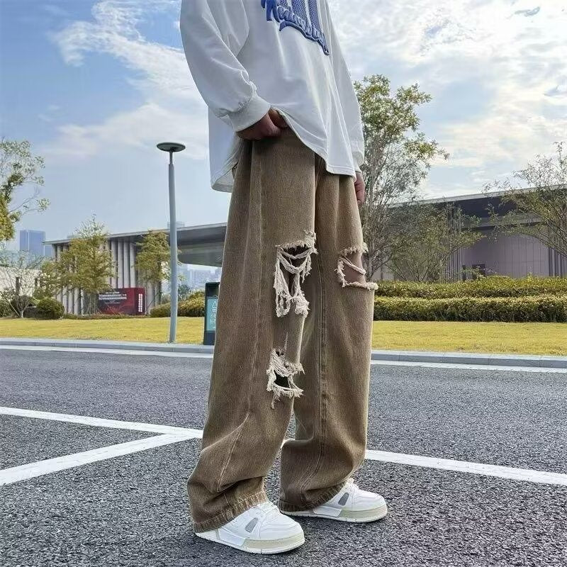 Premium Japanese Denim Casual Pants - Retro Summer Style