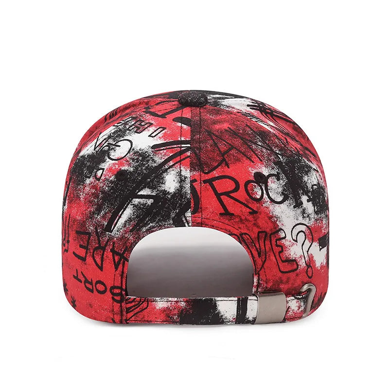 Graffiti Caps for Men and Women - Sport Visors Baseball Cap, Street Trend Sun Hat