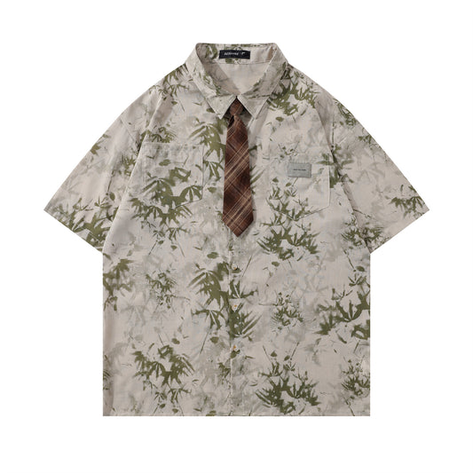 Retro Tie-Dye Shirt for Men and Women