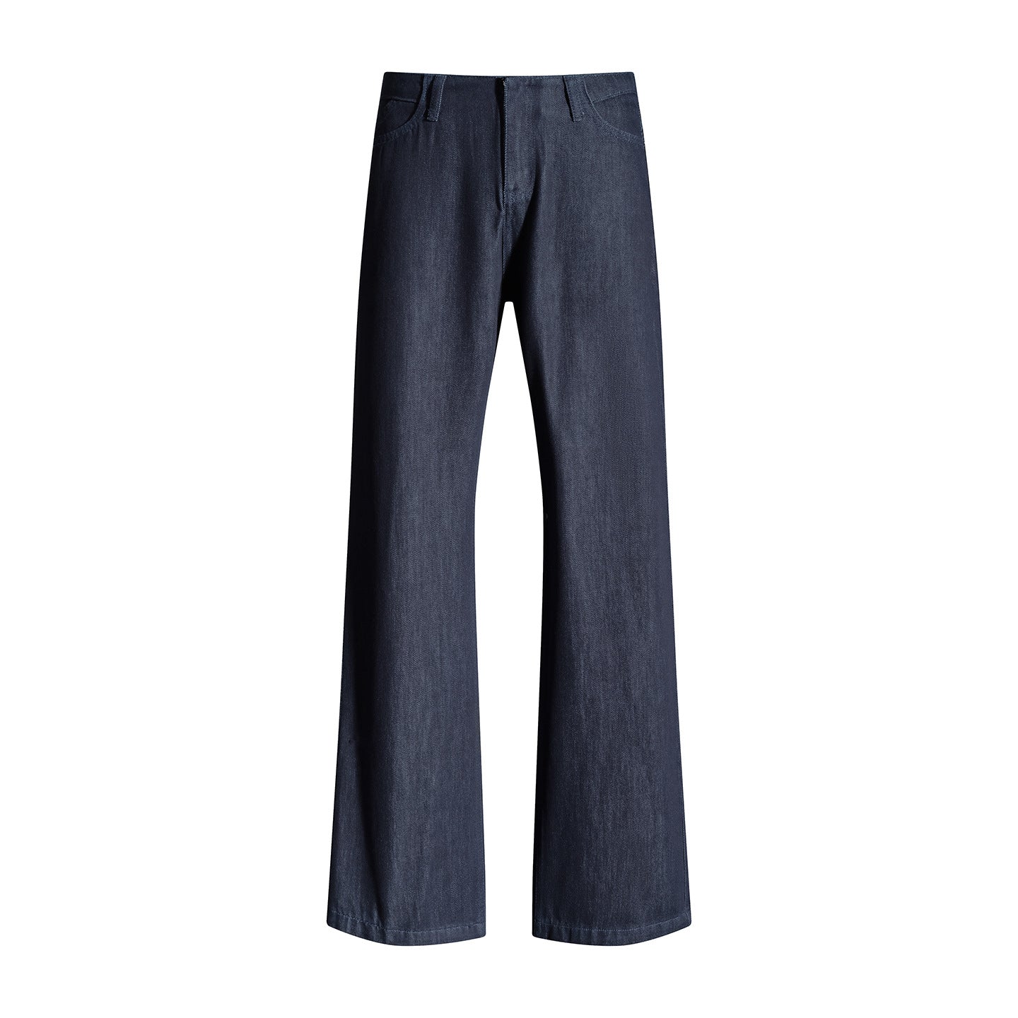 Women's Lyocell Tencel Denim Pants High-Quality Loose Straight Wide-Leg Pants