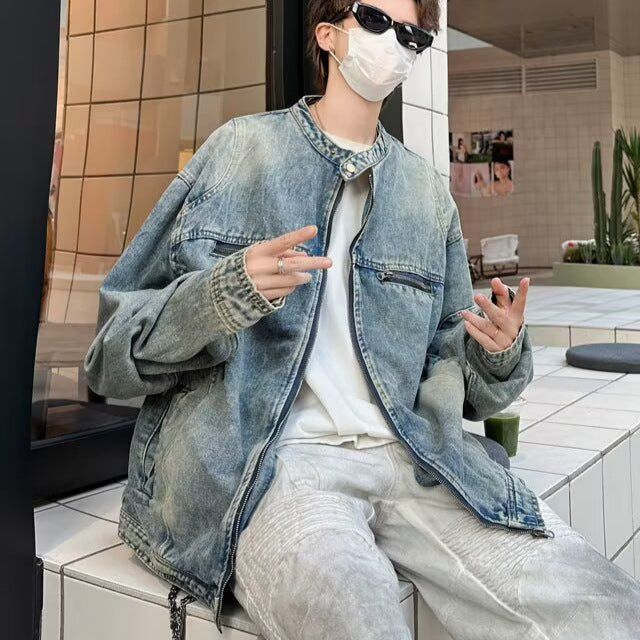 Retro Denim Jacket for Men