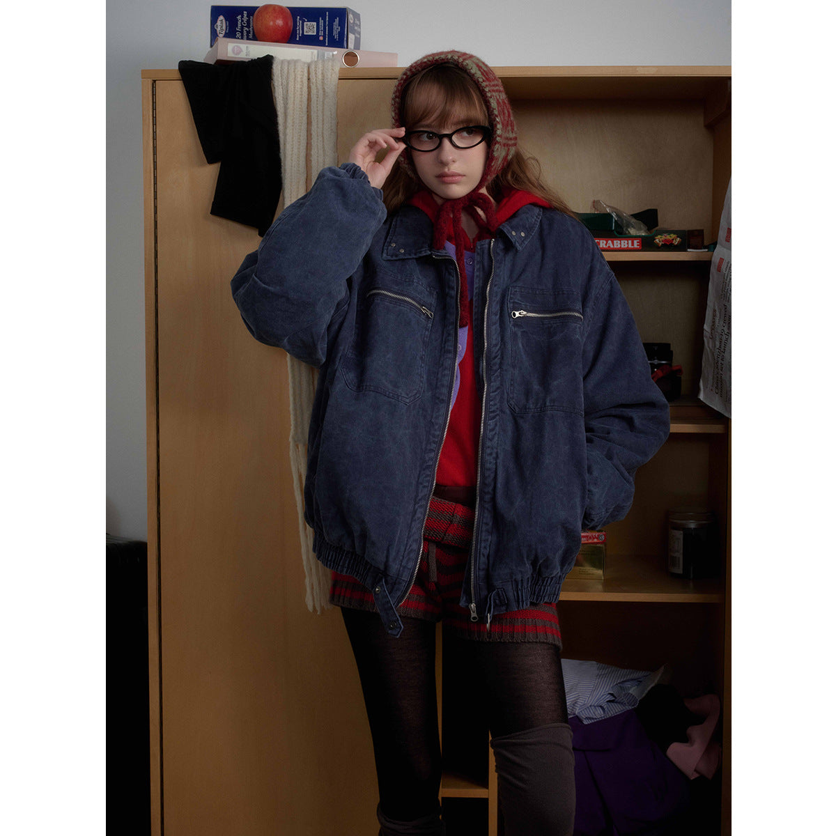 Washed Denim Cotton Jacket