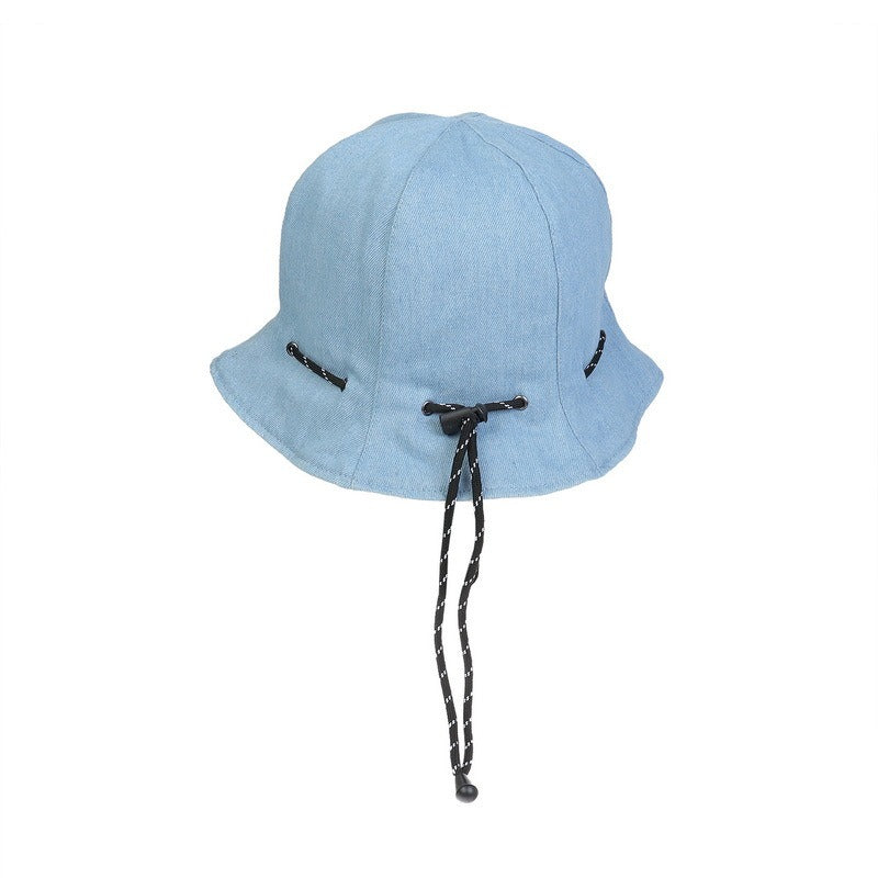Women's Summer Denim Fisherman Hat with UV Protection