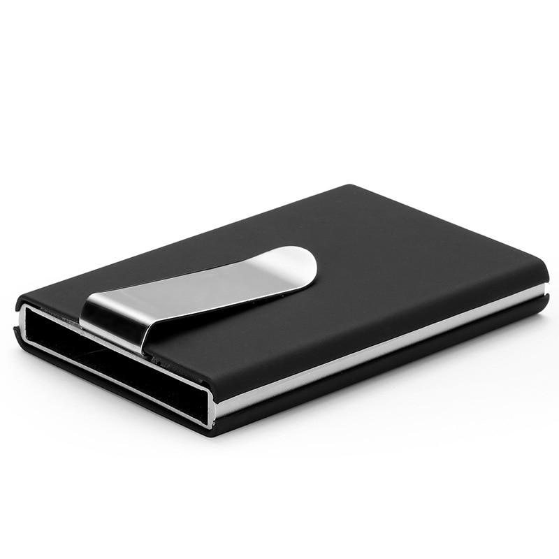Men's Aluminum Wallet with Credit Card Holder and Money Clip