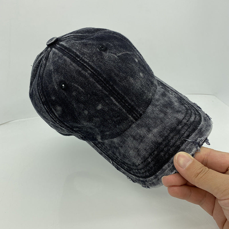 Women's Retro Denim Baseball Cap for Sun Protection