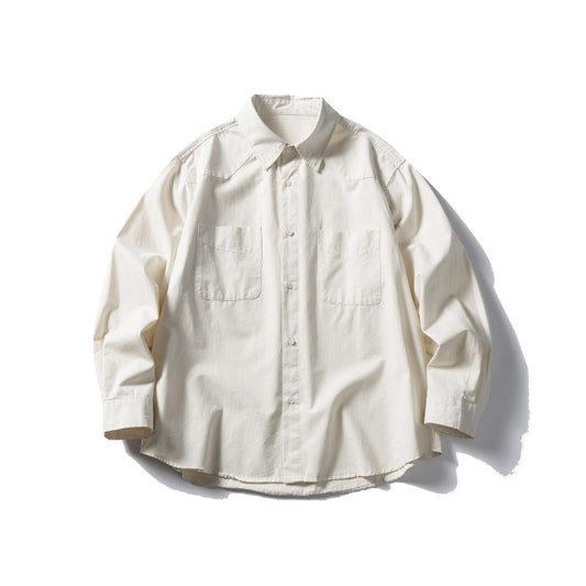 Splicing Design Wide Casual Loose Shirt