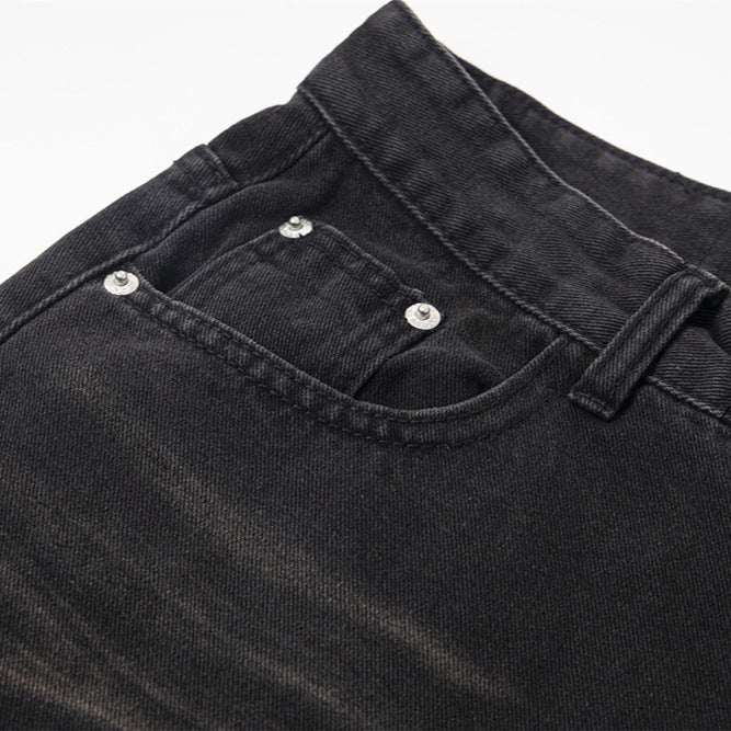 Wide Leg Hanging Loose Straight Leg Pants - Premium Japanese Denim