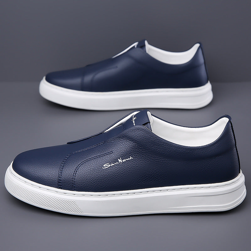 Casual Sneakers with Anti-Slip Lace-Up Flat Bottom and Soft Sole