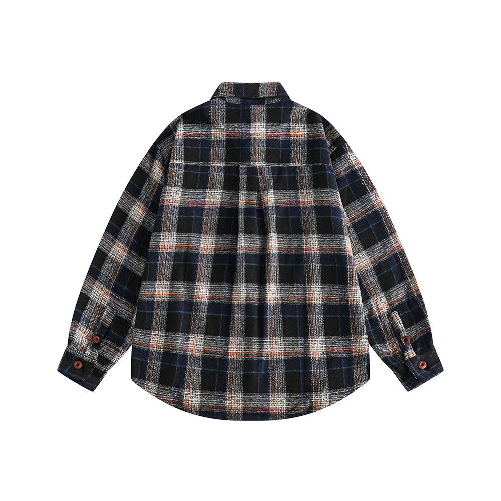 Long Sleeved Checkered Shirt for Casual Wear