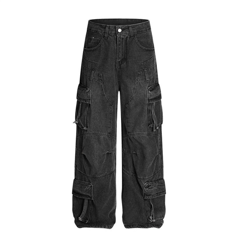 Heavy Industry Multi Pocket Workwear Jeans