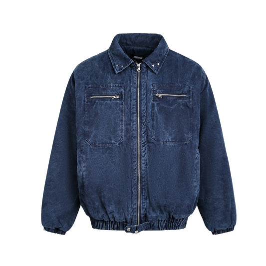 Washed Denim Cotton Jacket