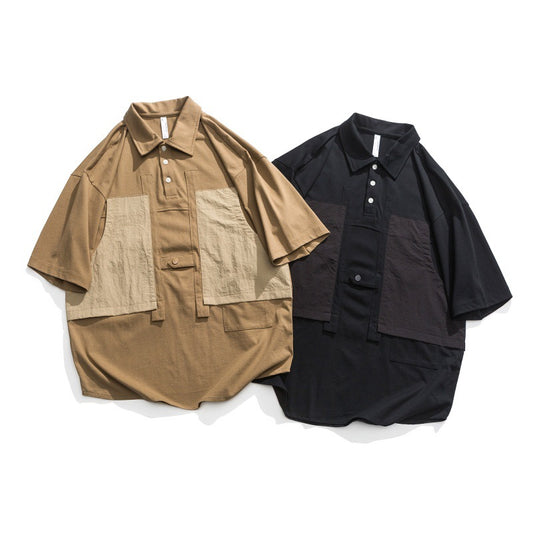 Faux Double Shirt - Short Sleeved