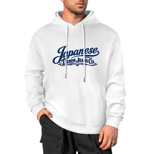 Japanese Denim Jeans Co. Pure Cotton Hoodie - White