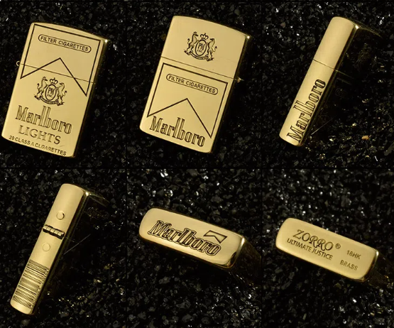 Kerosene Lighter with Deep Carving Five-Sided Laser Engraving