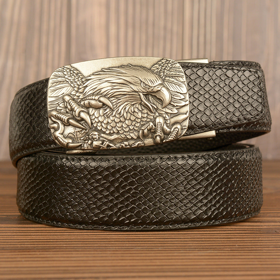 Top Layer Cowhide Belt Men
