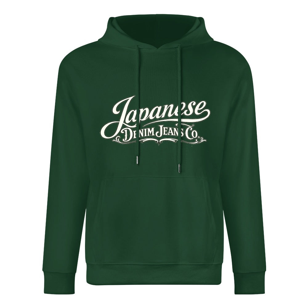 Japanese Denim Jeans Co Pure Cotton Hoodie - Green