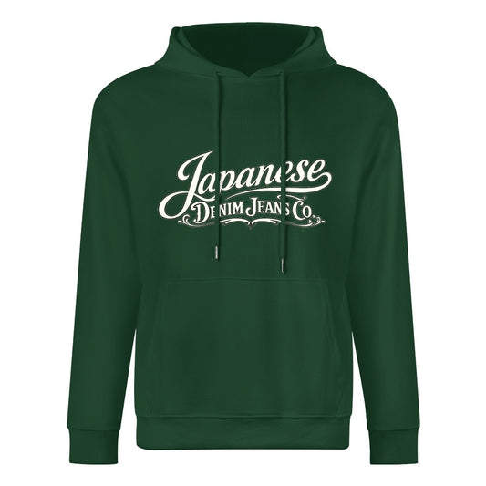 Japanese Denim Jeans Co Pure Cotton Hoodie - Green