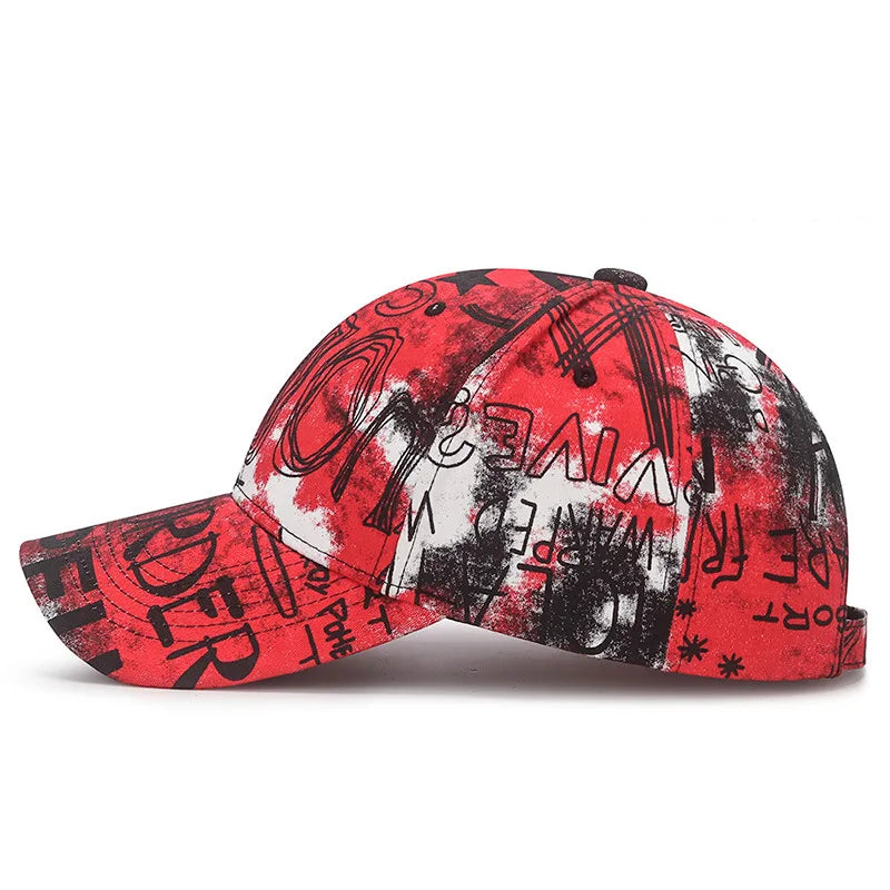 Graffiti Caps for Men and Women - Sport Visors Baseball Cap, Street Trend Sun Hat