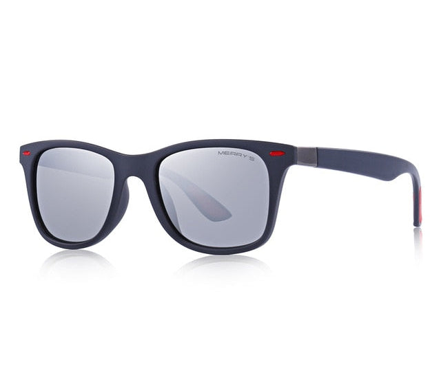 Classic Retro Polarized Sunglasses - Lightweight Square Frame - UV Protection