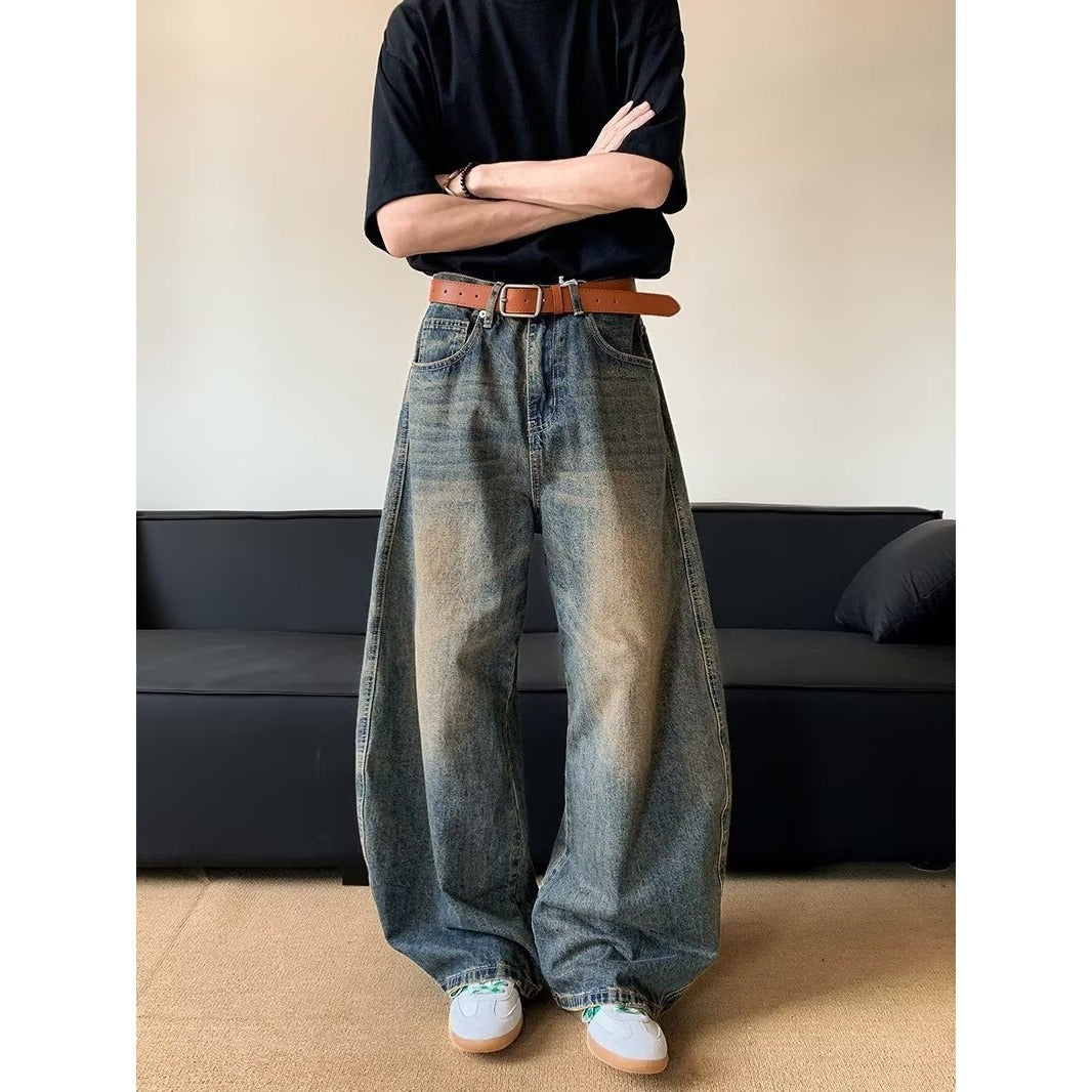 Versatile Loose Straight Leg Wide Leg Casual Knife Pants