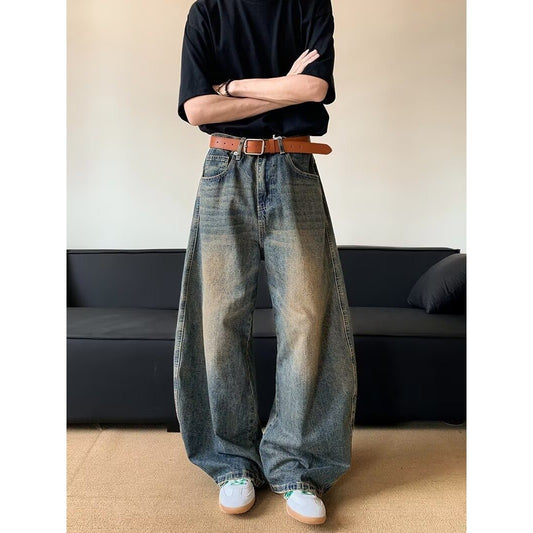 Versatile Loose Straight Leg Wide Leg Casual Knife Pants