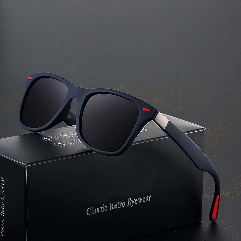 Polarized Sunglasses Driving Square Frame Sunglasses for Men