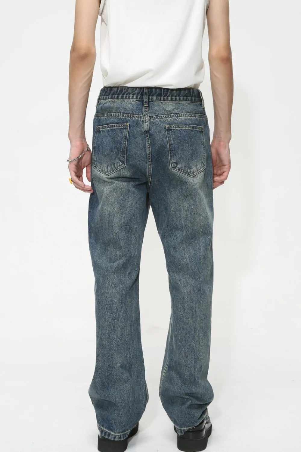 Mid Rise Jeans with Pockets - Premium Japanese Denim