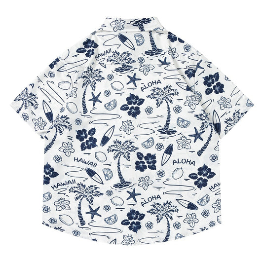 Hawaiian Short Sleeve Shirt for Couples