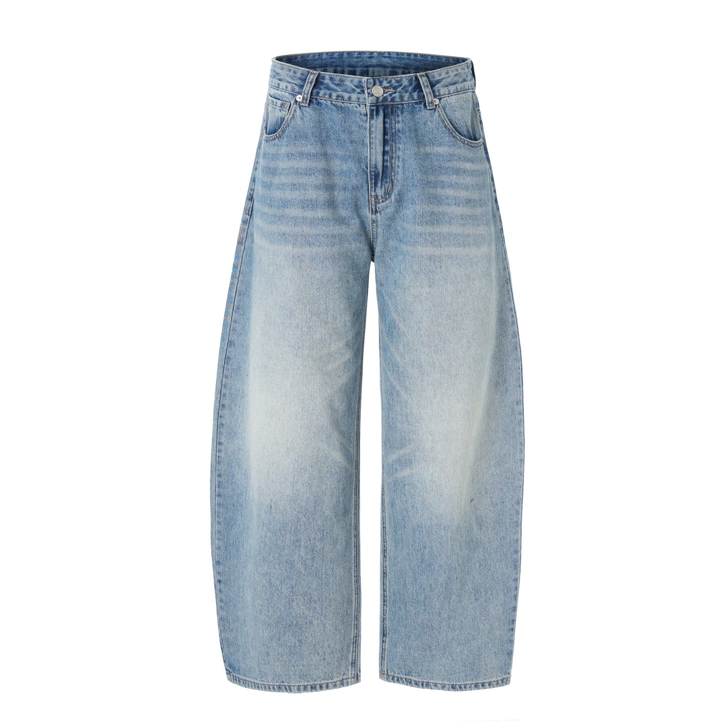Premium Japanese Denim Tapered Pants with Retro Design
