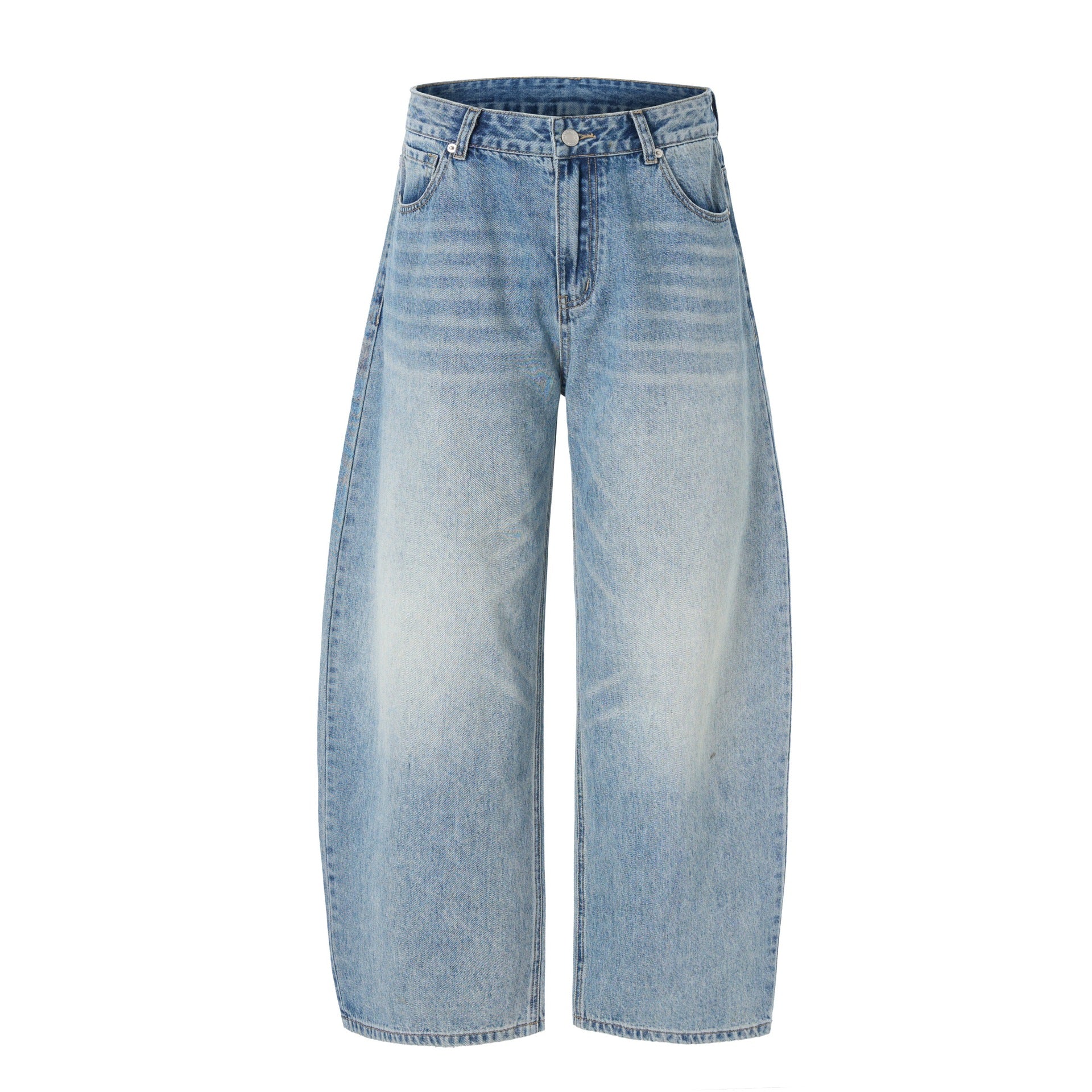 Premium Japanese Denim Tapered Pants with Retro Design