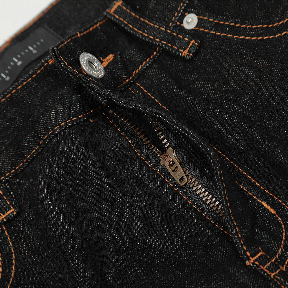 Men's  Denim Trousers with Contrast Pockets