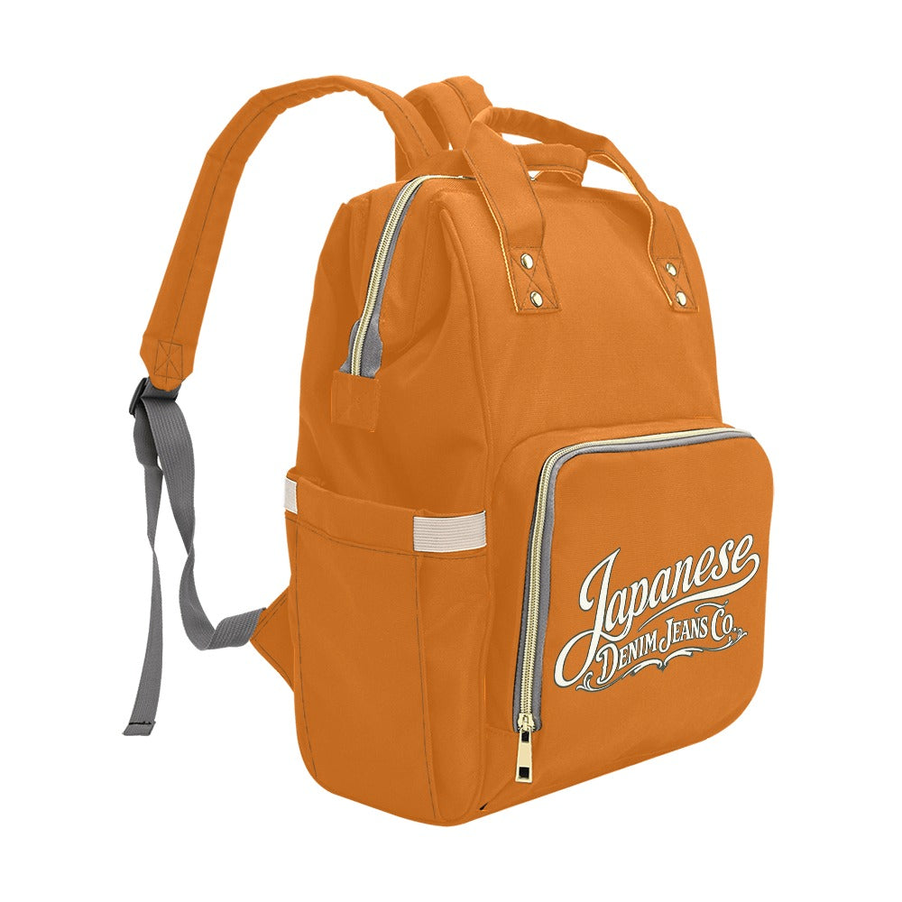Japanese Denim Jeans Logo Backpack