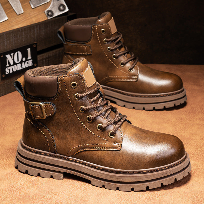 Men's Retro High Top Work Boots