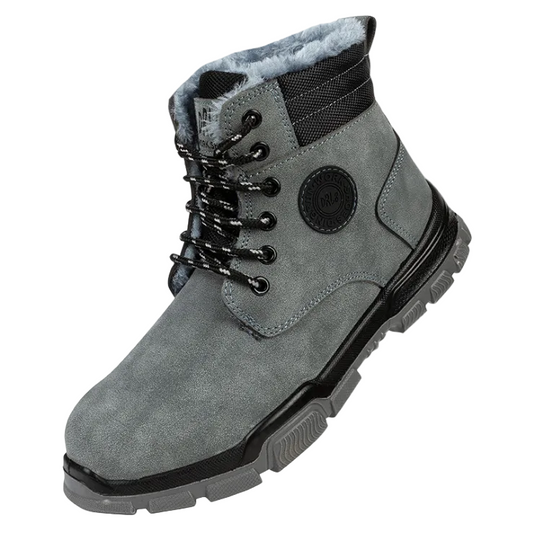High-top Winter Safety Shoes - Warm Cotton Footwear