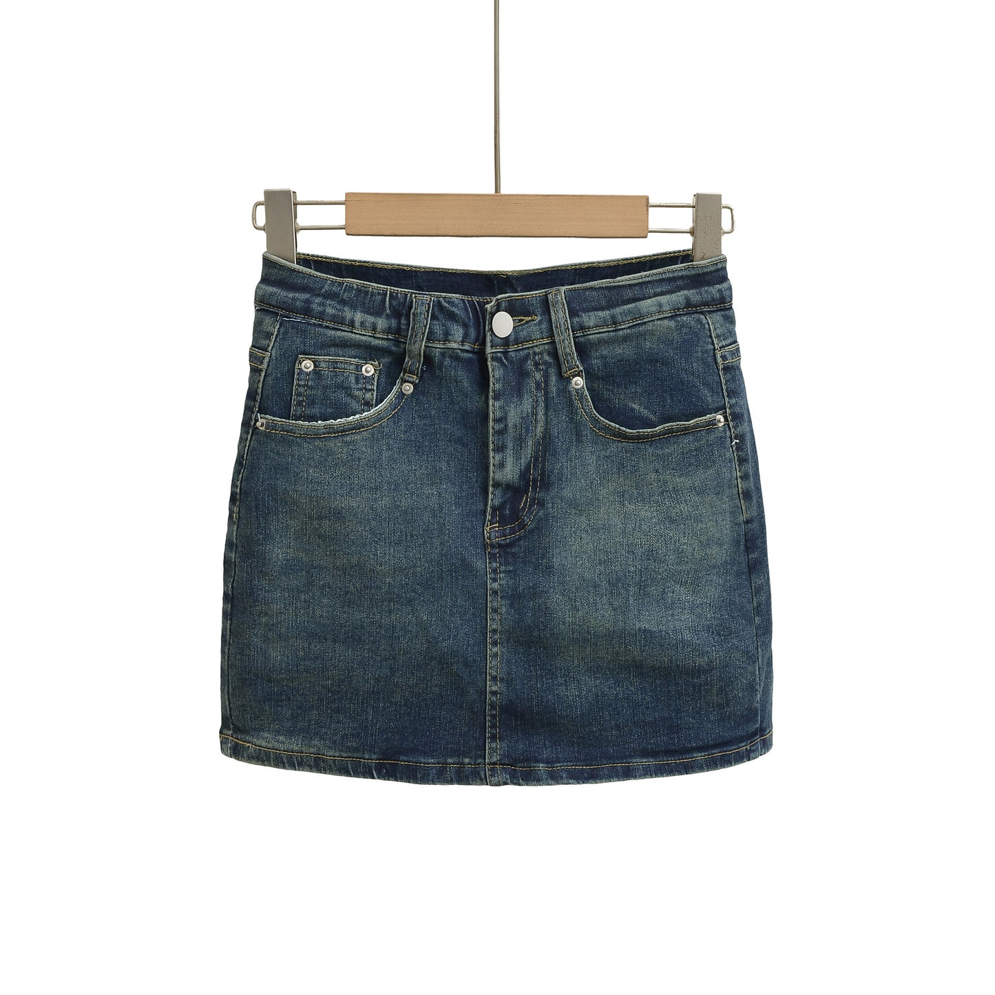 Luxury Japanese Denim Mini Skirt for Women